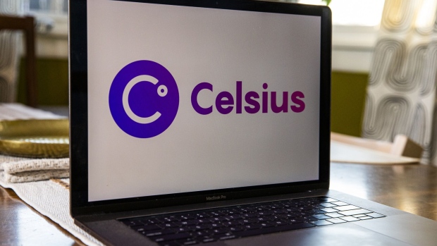 The Celsius Network logo on a laptop computer arranged in Denver, Colorado, US, on Thursday, Dec. 8, 2022. A US bankruptcy judge ordered Celsius Network LLC to return cryptocurrency that never touched the lender's interest-bearing accounts to its customers.